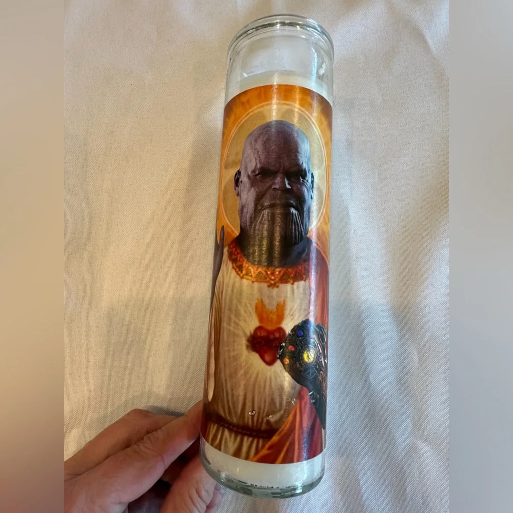 Saint Thanos from Avengers Devotional Candle